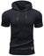 Heren Korte Mouwen Hoodie Modern Lichtgewicht 0