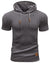 Heren Korte Mouwen Hoodie Modern Lichtgewicht 2