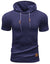 Heren Korte Mouwen Hoodie Modern Lichtgewicht 4