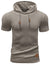 Heren Korte Mouwen Hoodie Modern Lichtgewicht 6