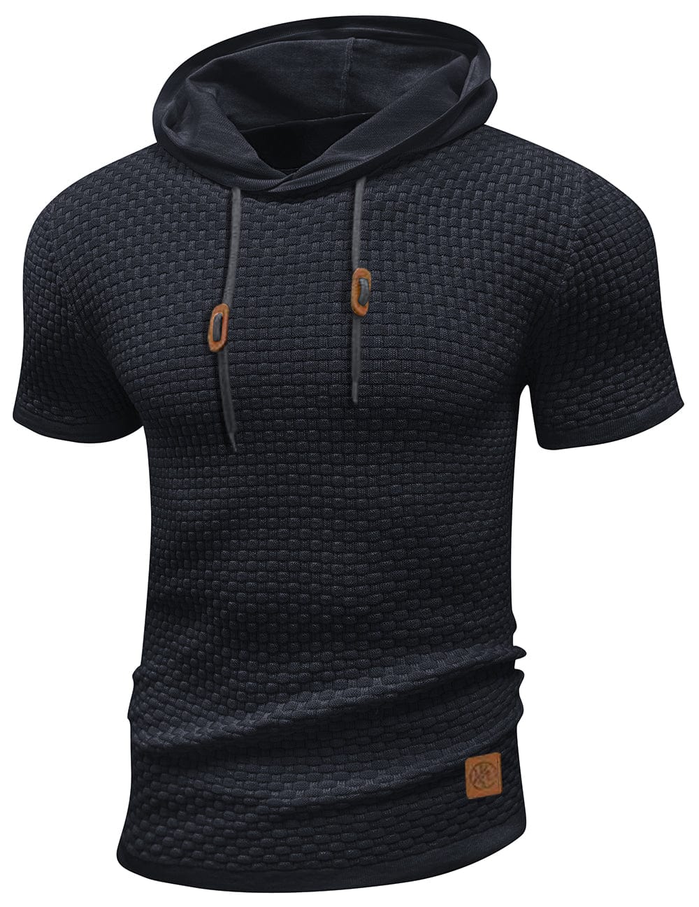 Heren Korte Mouwen Hoodie Modern Lichtgewicht 8