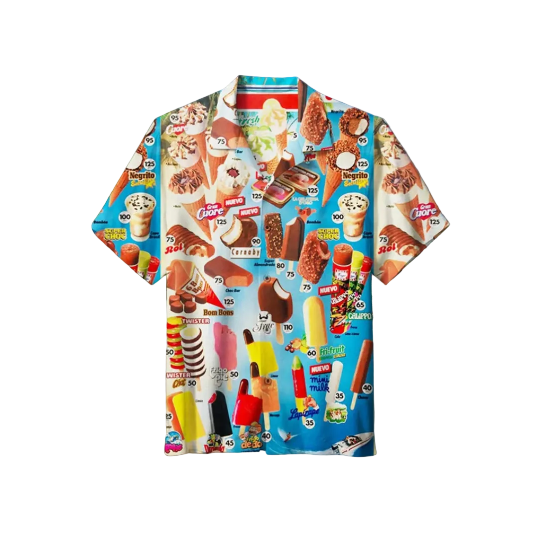 Heren Korte Mouwen Ijsshirt 0