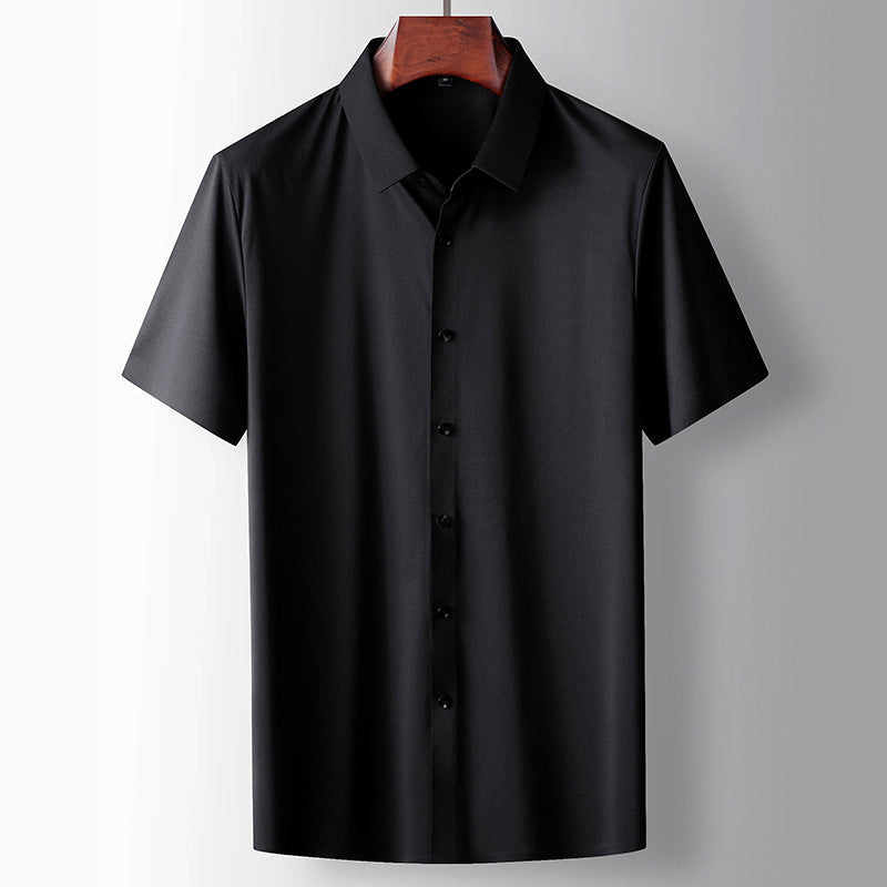 Heren Korte Mouwen Shirt Met Knoopsluiting 4