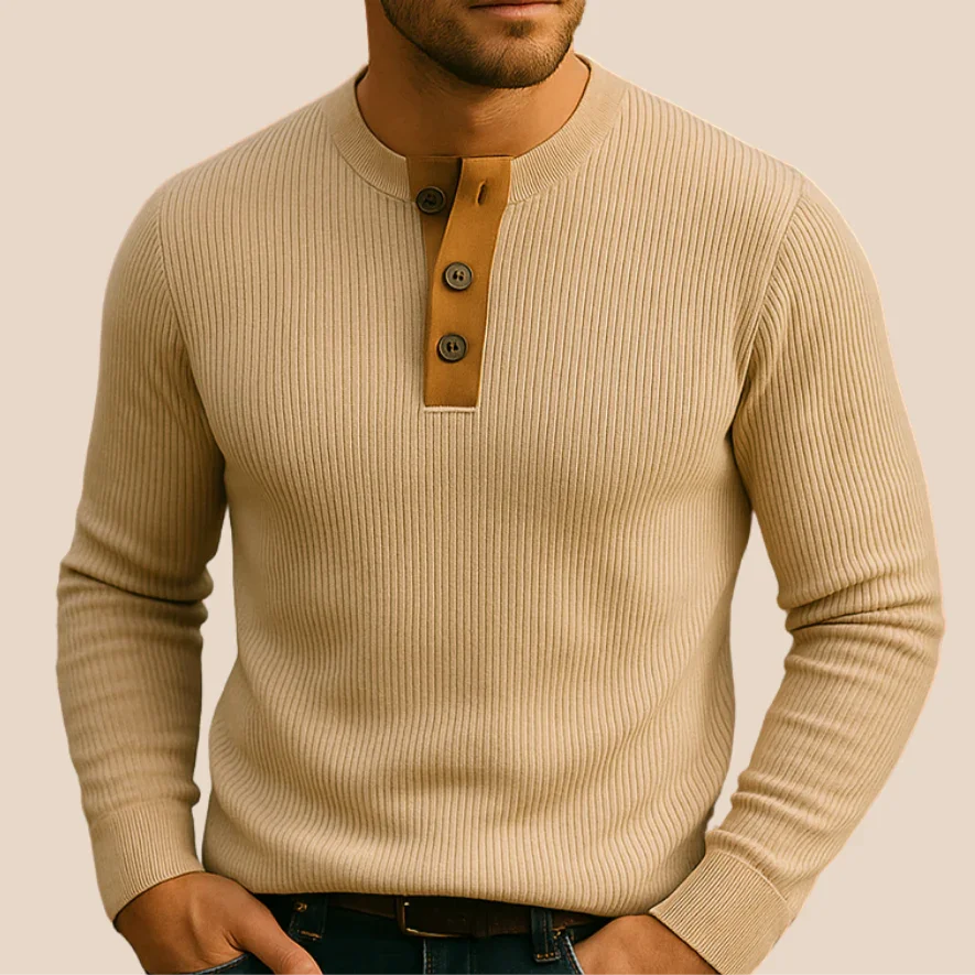 Heren Kwartritstrui Casual Stijl 4