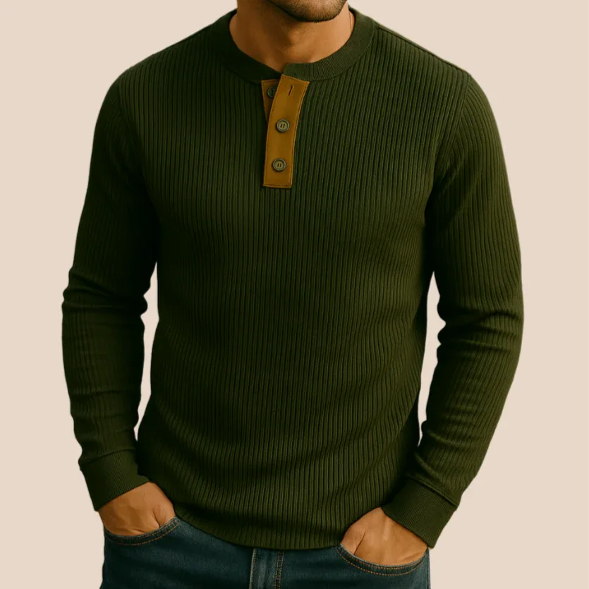 Heren Kwartritstrui Casual Stijl 6