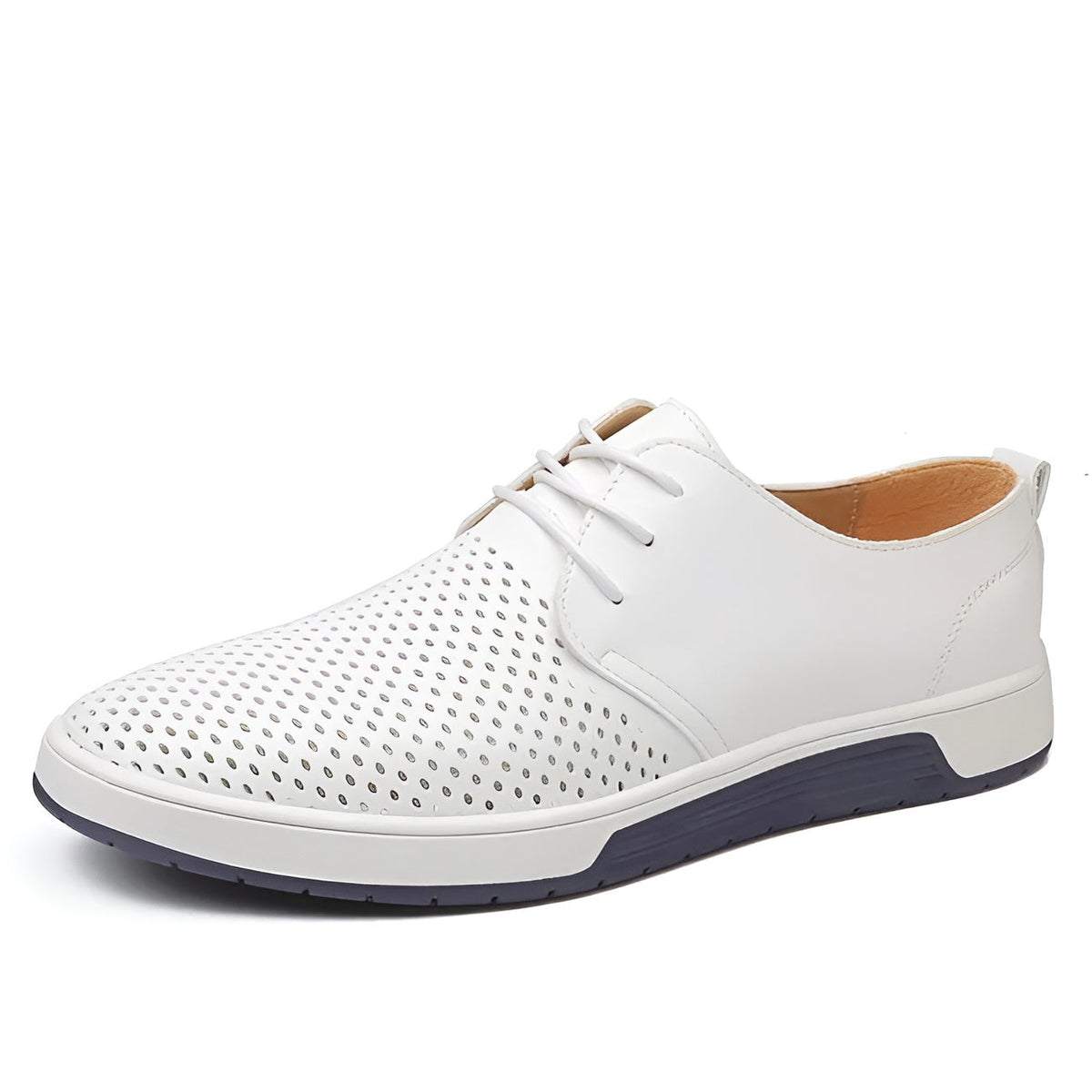 Heren Lage Sneakers Met Perforaties 3