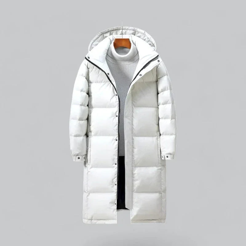 Heren Lange Pufferparka Winterstijl 0