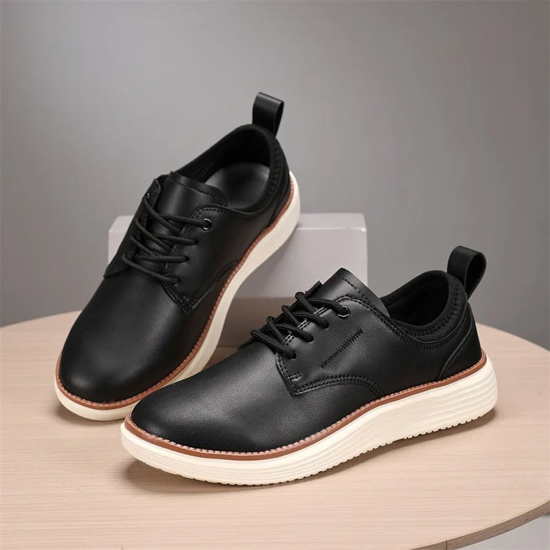 Heren Leren Schoenen Lecco Stijlvol 2