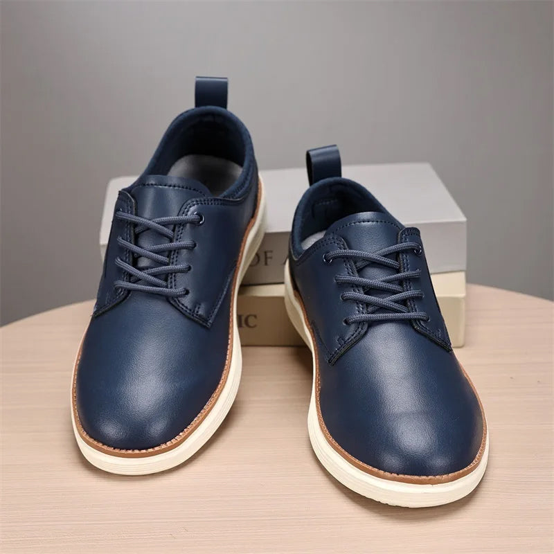 Heren Leren Schoenen Lecco Stijlvol 3