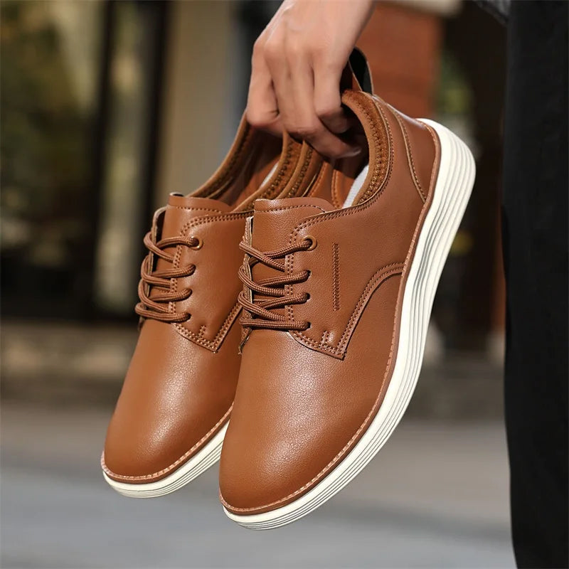 Heren Leren Schoenen Lecco Stijlvol 5