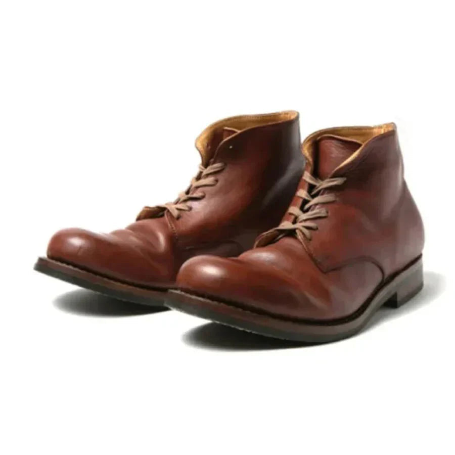 Heren Leren Stiefelschoenen met Ritssluiting 2