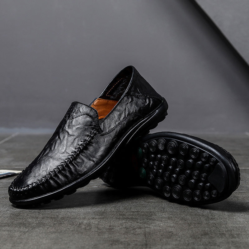 Heren Loafers Casual Stijl Zwart 4