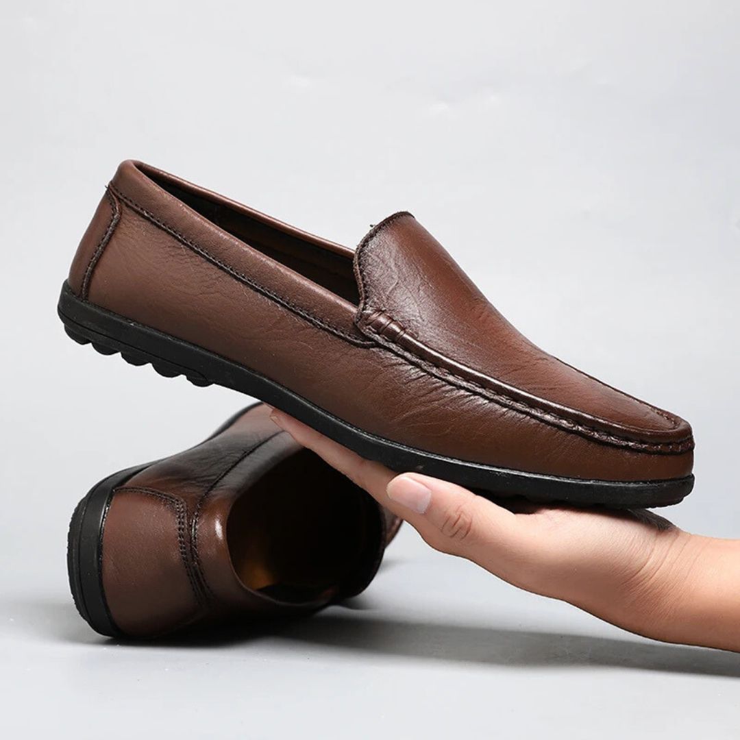 Heren Loafers Echt Leer Comfortabele Pasvorm Casual Formele Gelegenheden 0