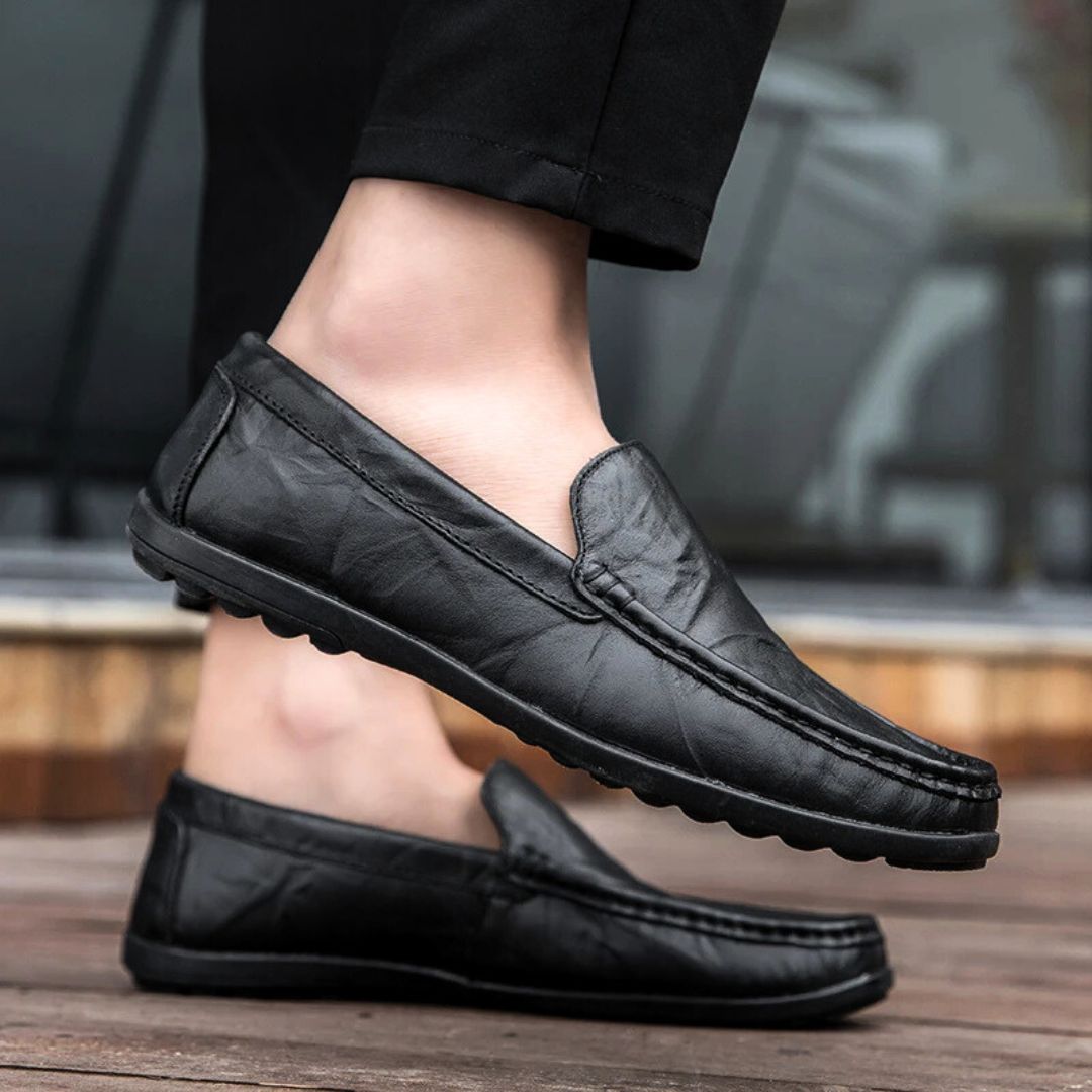 Heren Loafers Echt Leer Comfortabele Pasvorm Casual Formele Gelegenheden 4