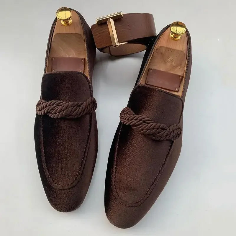 Heren Loafers Fluwelen Stijl 0