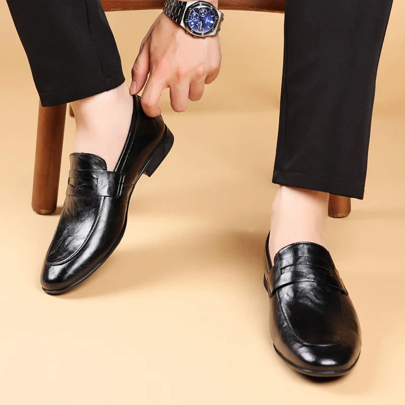 Heren Loafers Handgemaakt Stijlvol 1