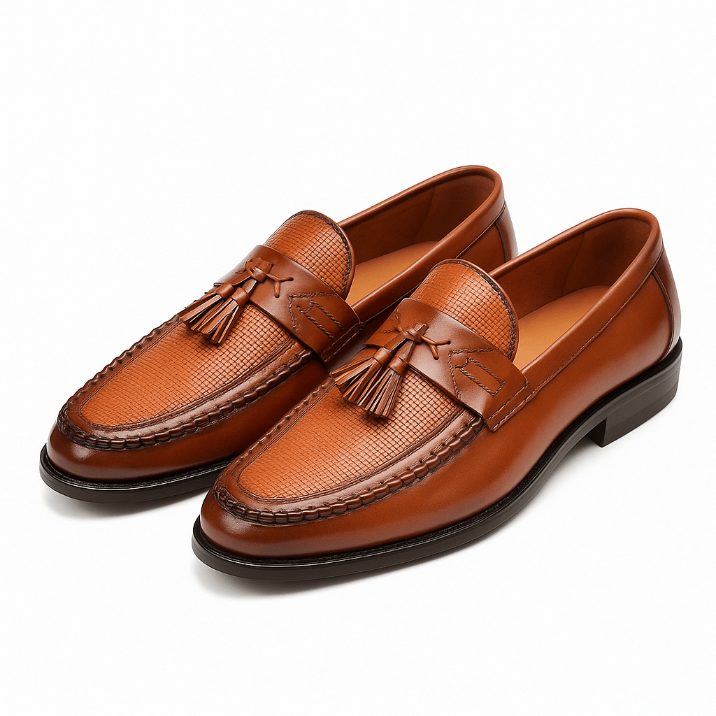 Heren Loafers Met Geweven Kwastjes Stijl 3