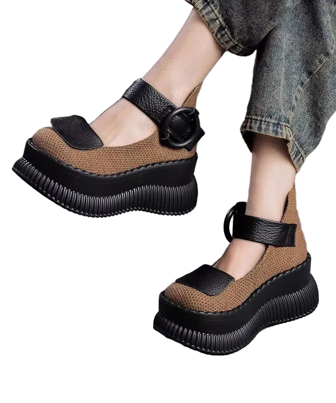 Heren Loafers Met Platform En Gesp 0