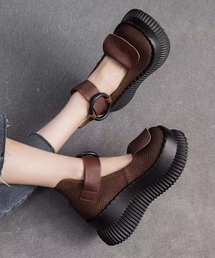 Heren Loafers Met Platform En Gesp 1