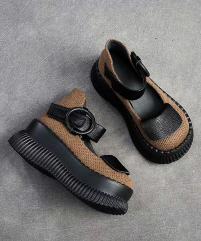 Heren Loafers Met Platform En Gesp 4