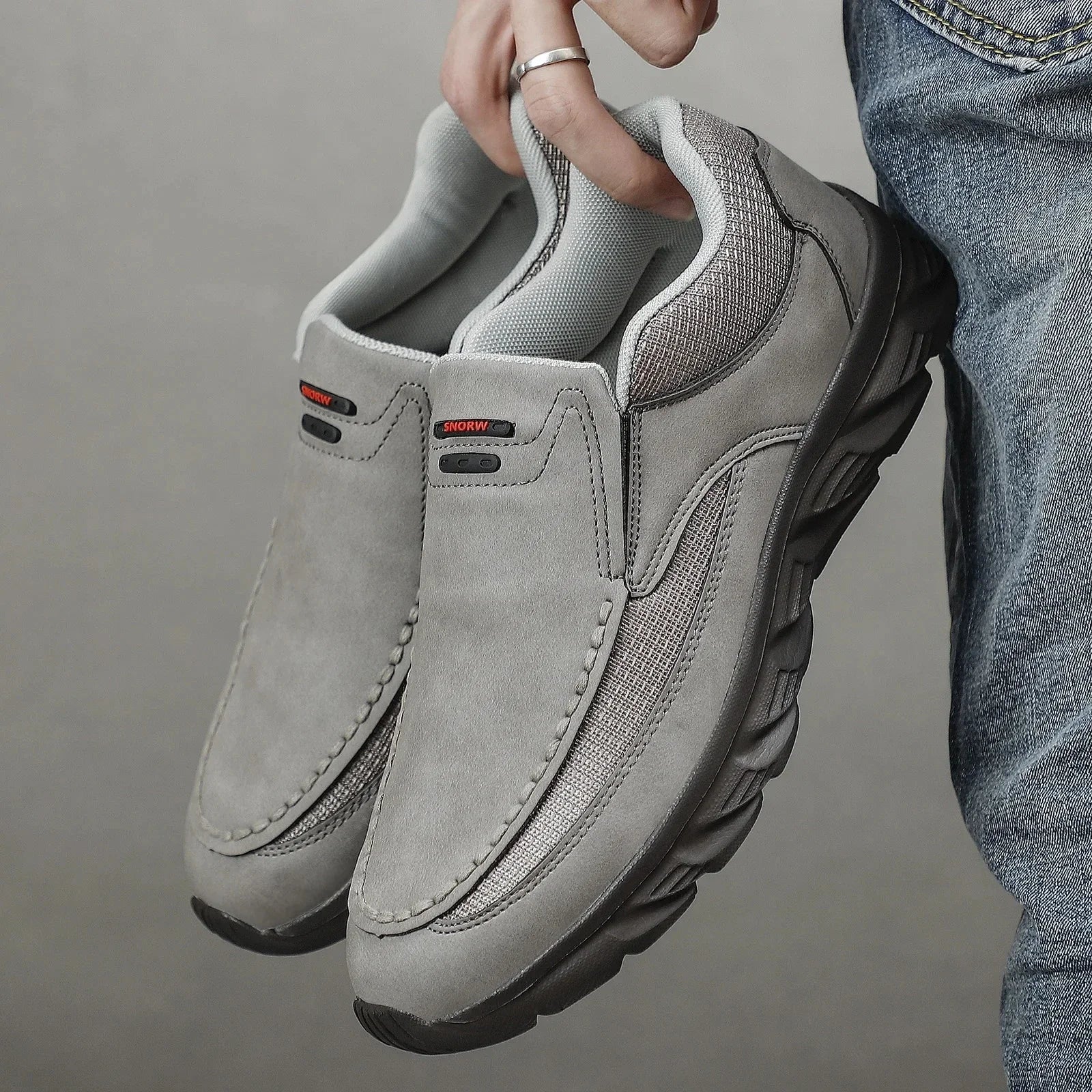Heren Loafers Sneakers Retro Handgemaakt Casual Schoenen 0