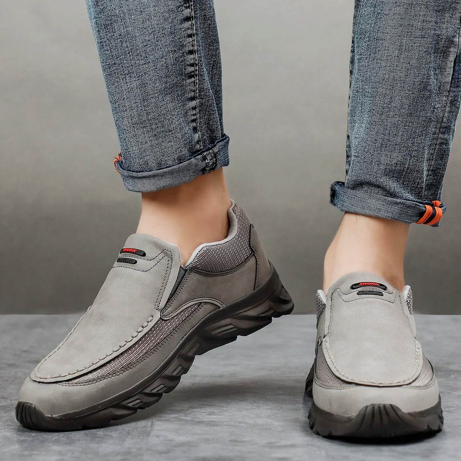 Heren Loafers Sneakers Retro Handgemaakt Casual Schoenen 1