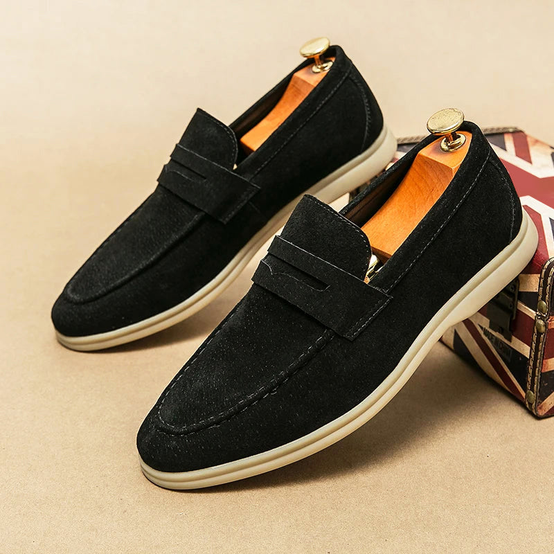 Heren Loafers Suède Stijlvol 0