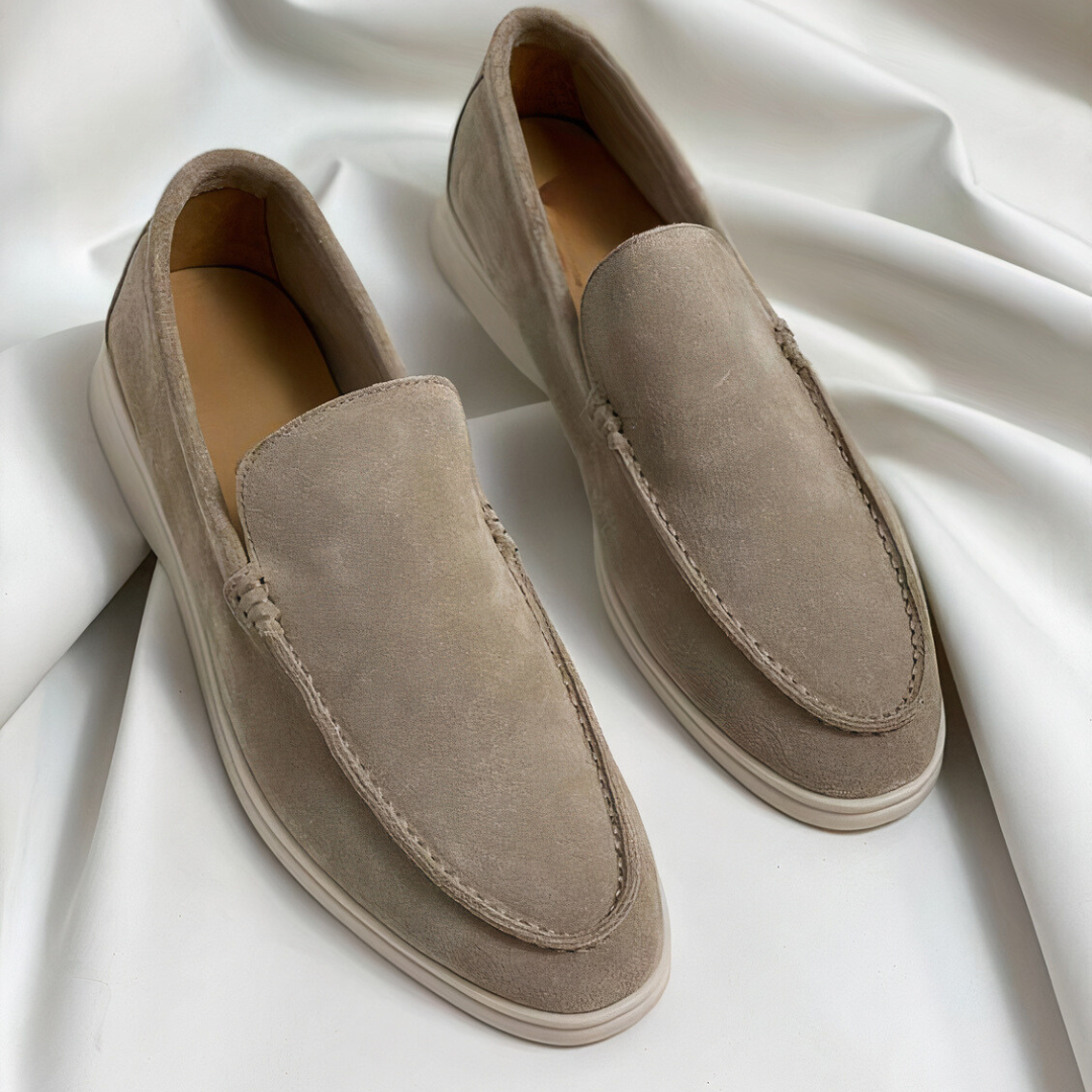 Heren Loafers Vintage Stijl PU-leer Zwart Instappers 1