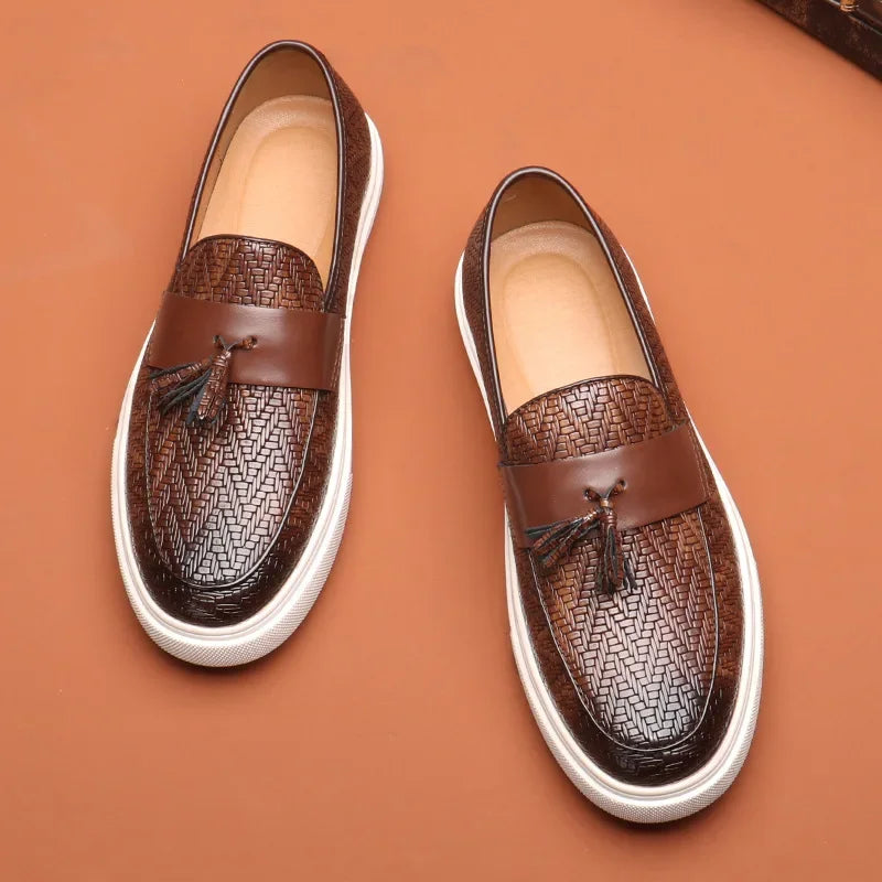 Heren Loafers Woven Casual 2