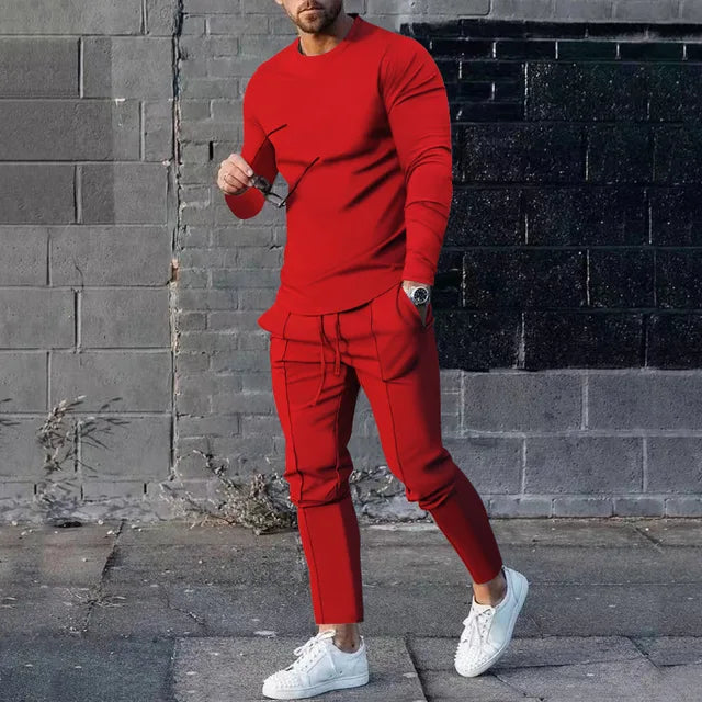 Heren Loungepak Sportief Polyester 7