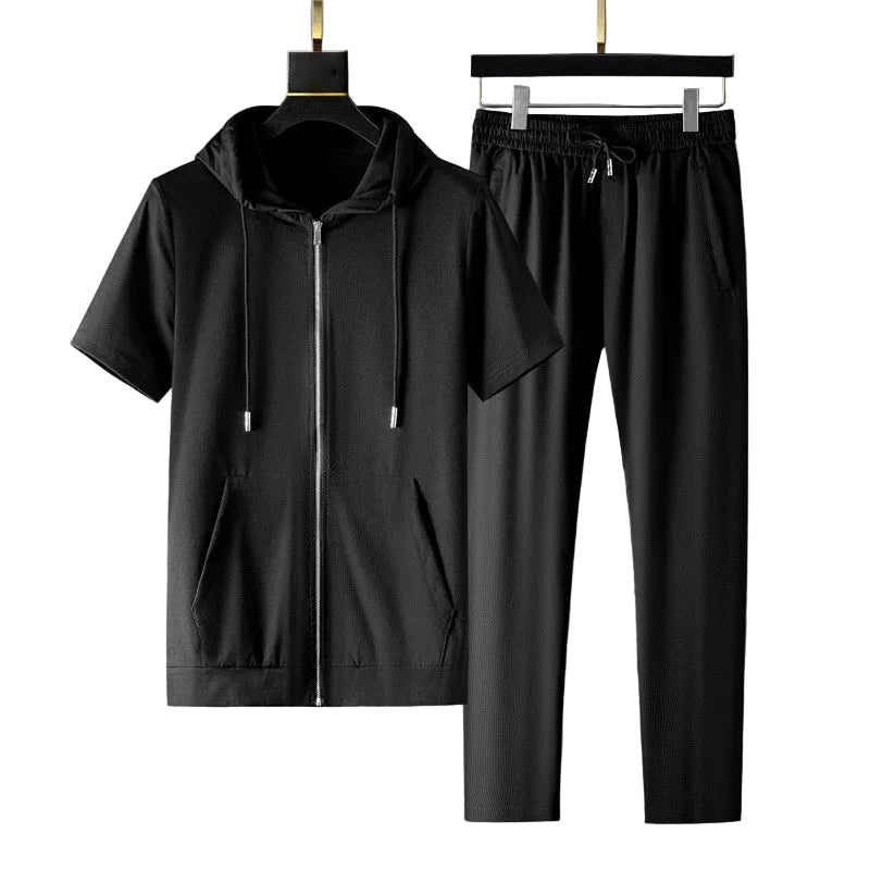 Heren Loungeset Korte Mouwen Stijlvol 1