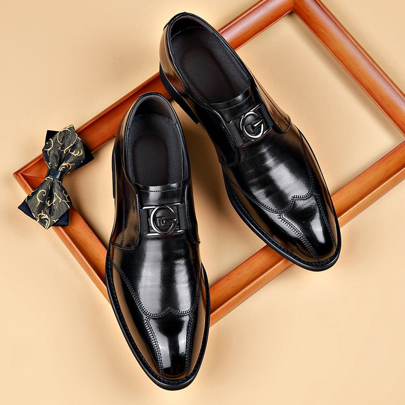 Heren Luxe Schoenen Kunstleer Elegante Stijl 1