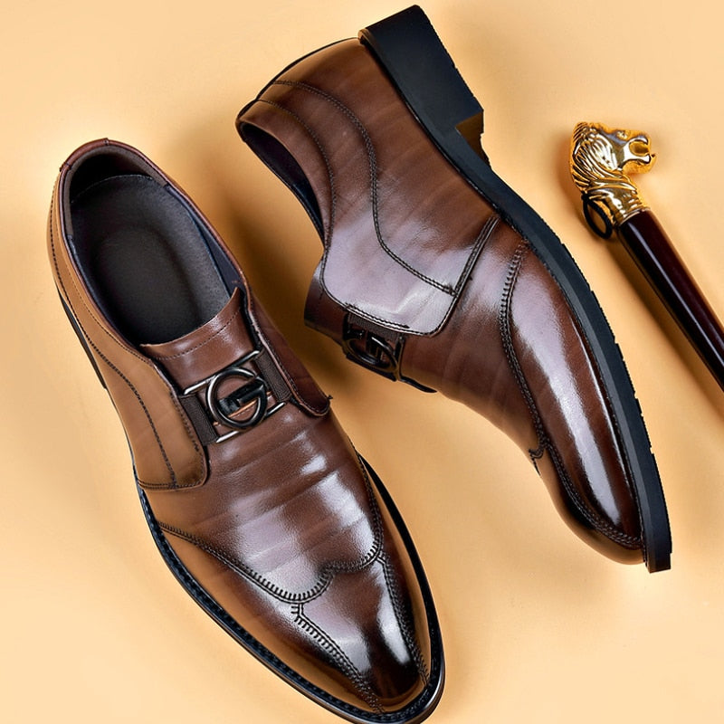 Heren Luxe Schoenen Kunstleer Elegante Stijl 2