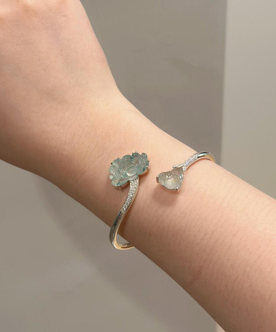 Heren Manchet Lotus Motief Klassiek 2