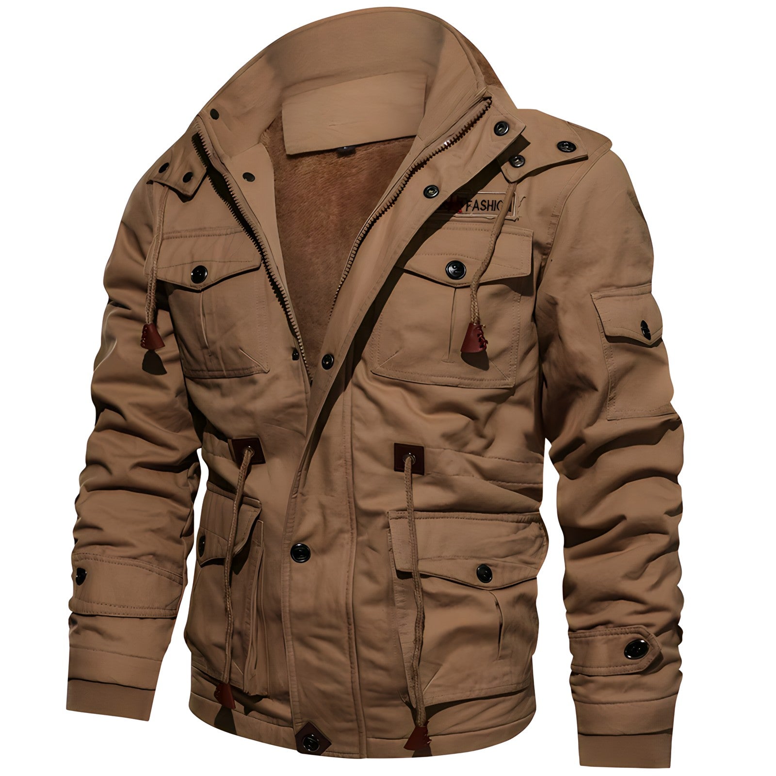 Heren Militair Jack met Meerdere Zakjes 3