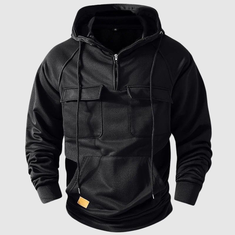 Heren MultiPocket Hoodie Met Capuchon 1