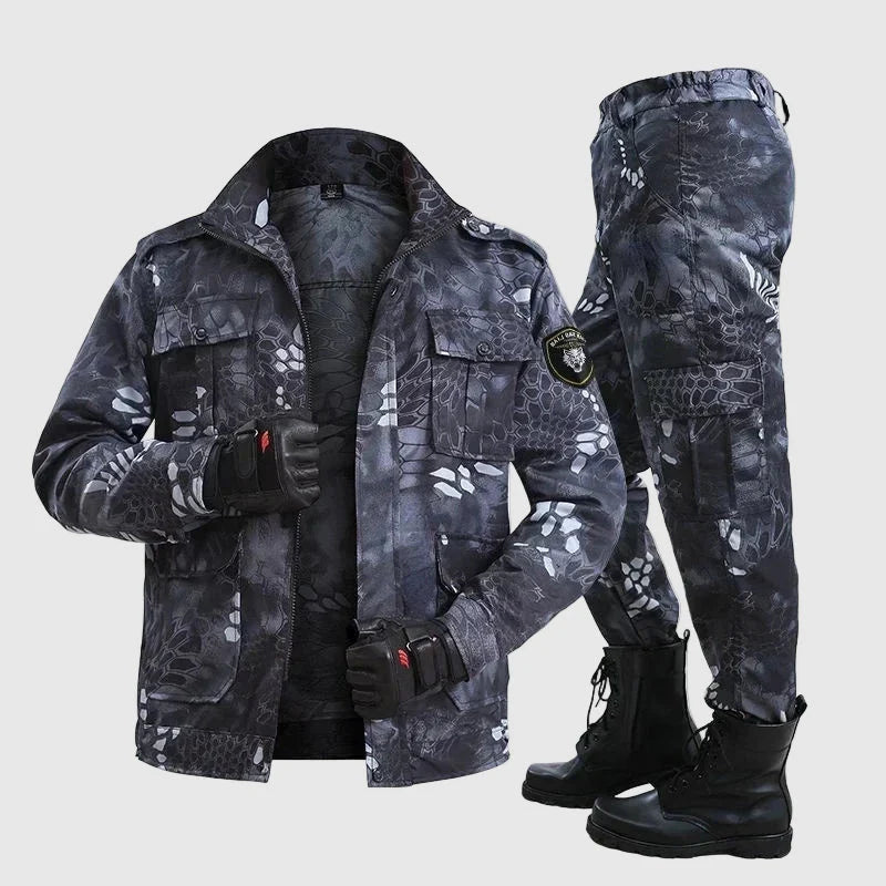 Heren Outdoor Camo Set Avontuurlijke Stijl 1