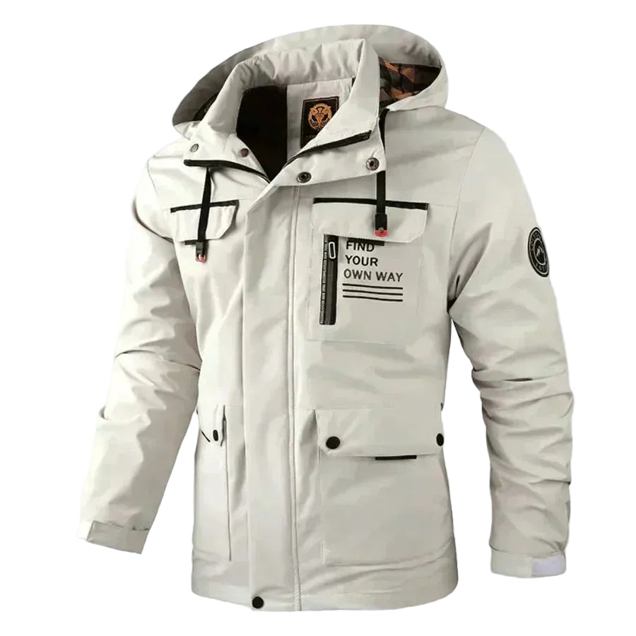 Heren Outdoorjas Waterdicht en Comfortabel 0