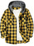 Heren Overhemd Casual Geruit Met Capuchon Slim Fit Katoen Polyester 3