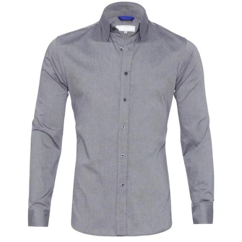 Heren Overhemd Casual Met Ritssluiting Moderne Stijl 8