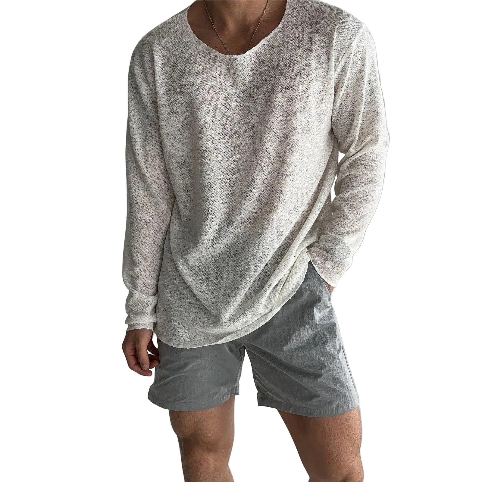 Heren Overhemd Casual Stijl Met Relaxte Pasvorm 0