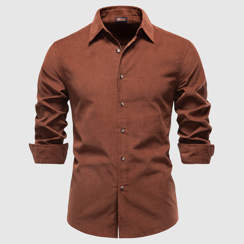 Heren Overhemd Casual Stijl Moderne Pasvorm 1