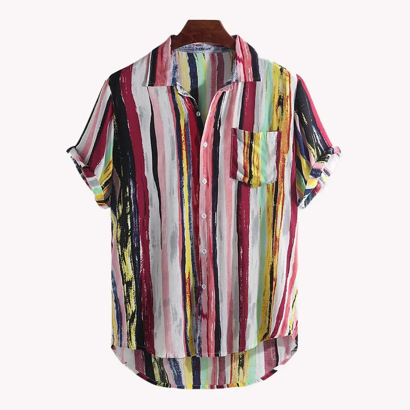 Heren Overhemd Casual Stijl Voor Zomeractiviteiten 0