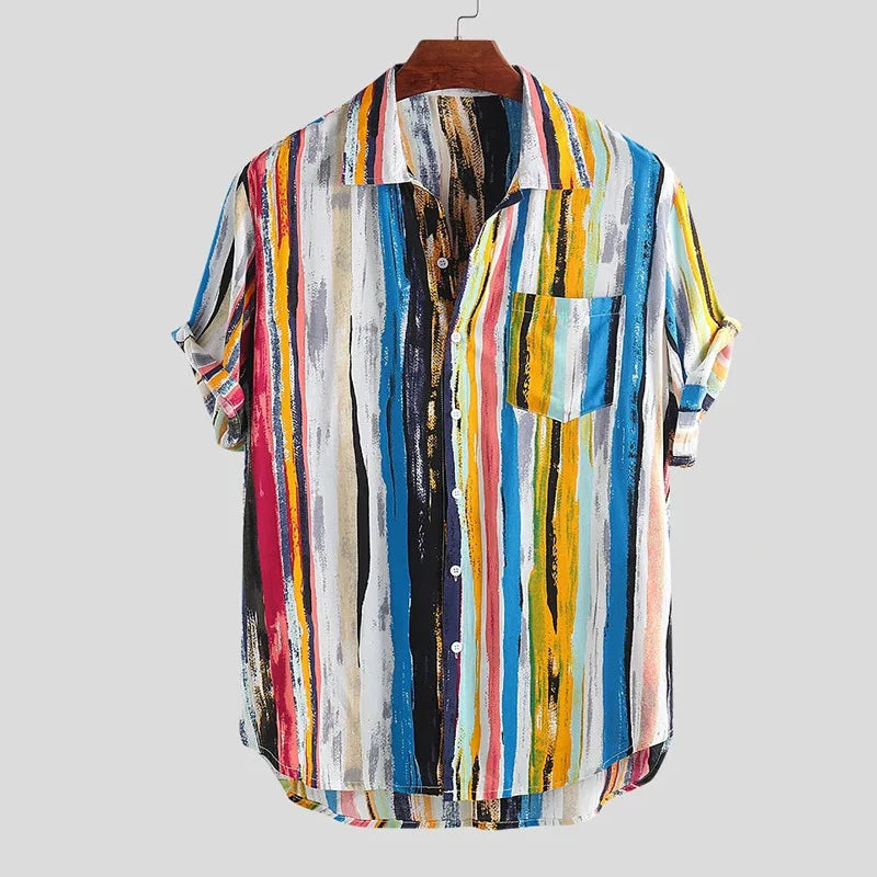Heren Overhemd Casual Stijl Voor Zomeractiviteiten 2