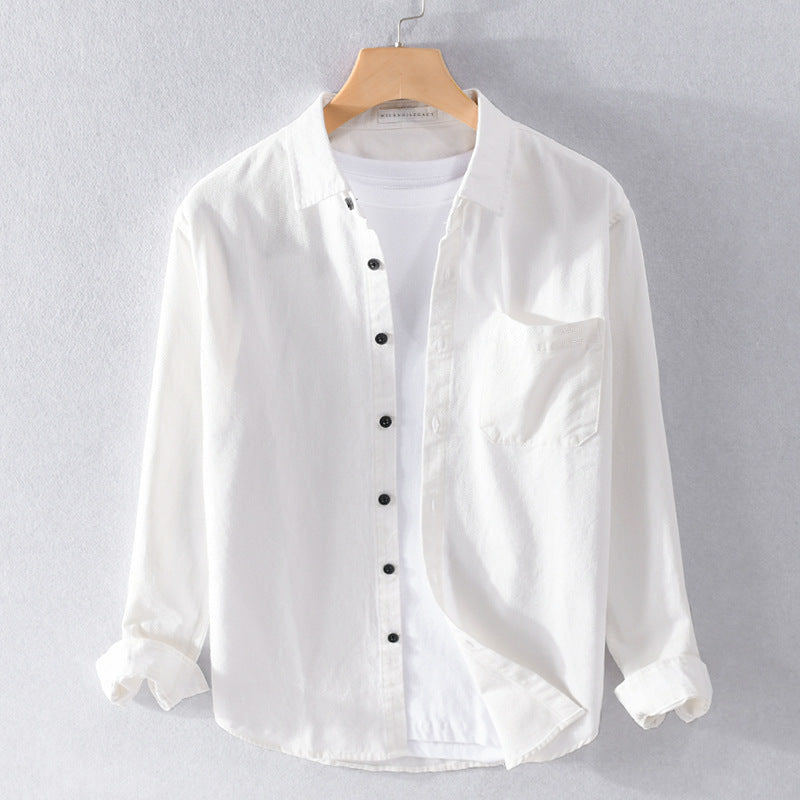 Heren Overhemd Casual Stijl met Lange Mouwen en Knoopsluiting 2