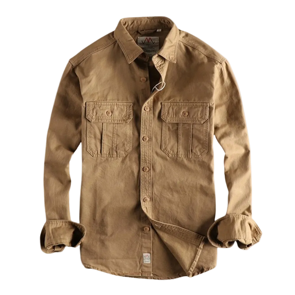 Heren Overhemd Casual met Lange Mouwen Stijlvol en Comfortabel 0