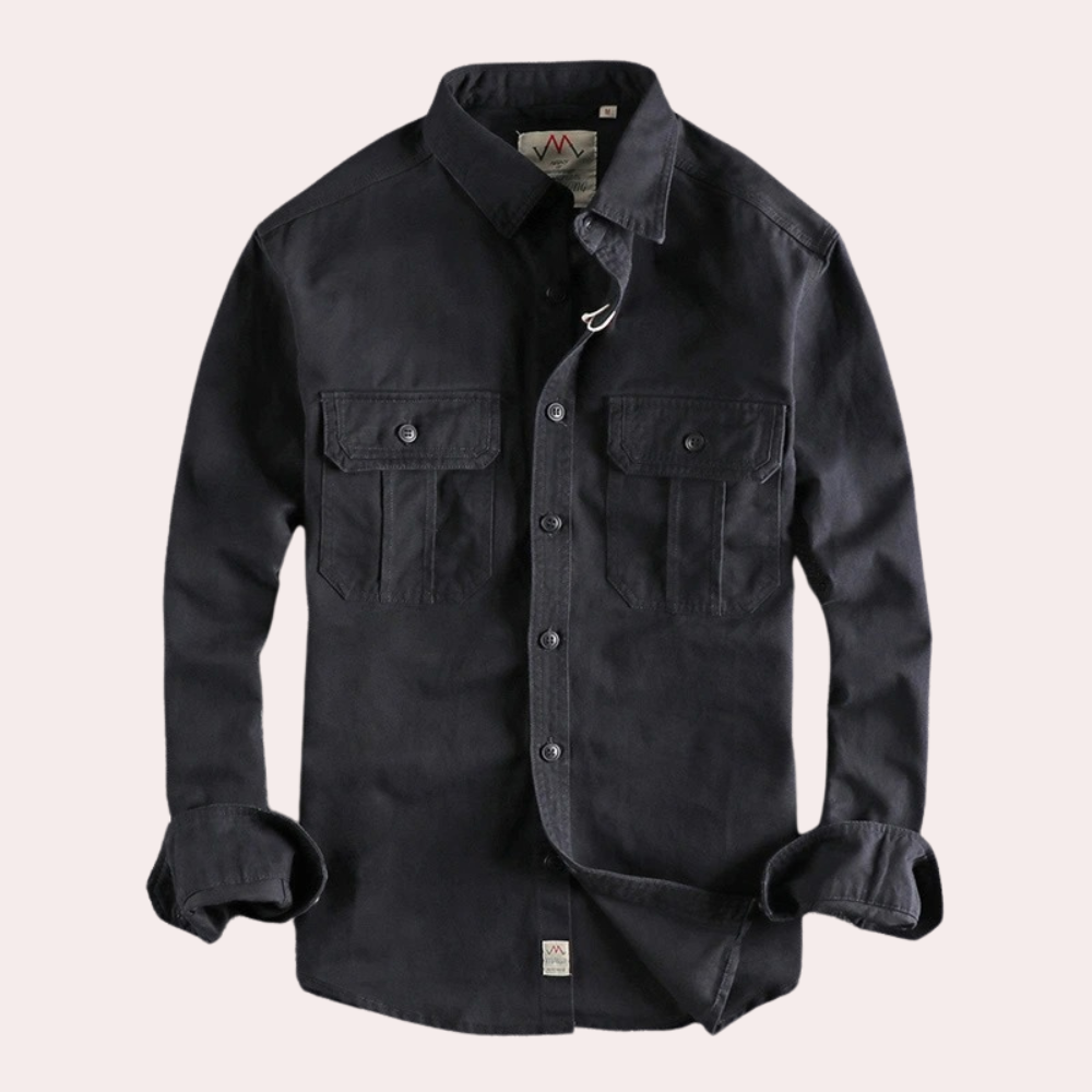 Heren Overhemd Casual met Lange Mouwen Stijlvol en Comfortabel 4