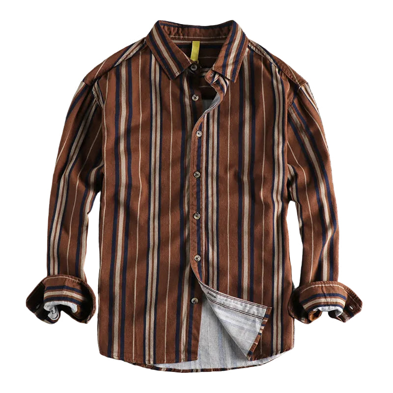 Heren Overhemd Gestreept Casual 1