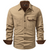 Heren Overhemd Jas Dual-Tone Katoen 2