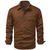 Heren Overhemd Jas Dual-Tone Katoen 5